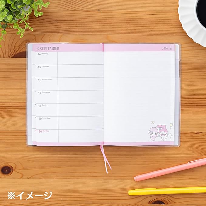 Sanrio B6 Diaries 623245 - My October Start Paper Melody - Planner Planner 623245