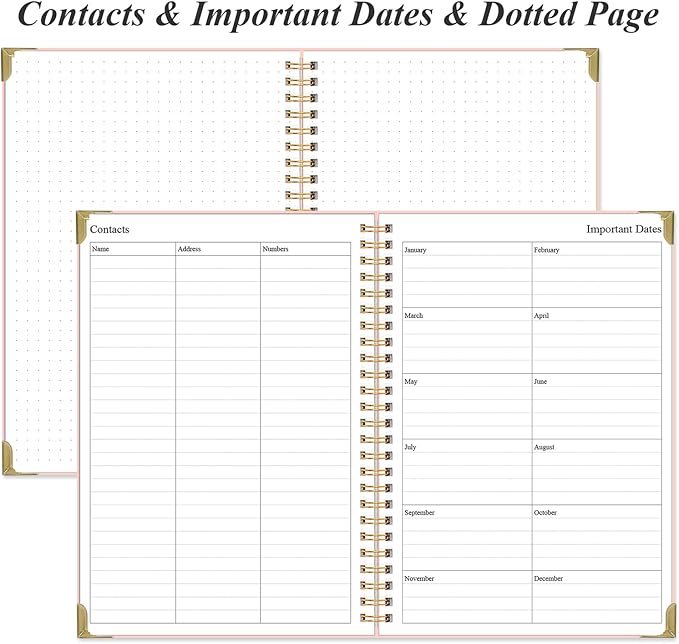 To Do List Notebook - Aesthetic Daily Planner to Easily Organize Your Tasks And Boost Productivity - Undated Planner for School or Office Supplies, 5.8" x 8.5", Pink