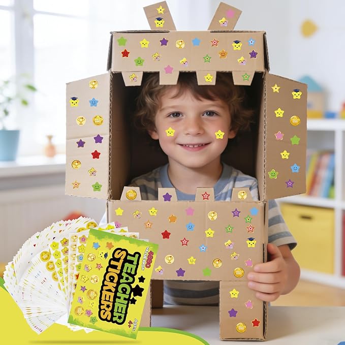 Reward Stickers for Kids Classroom - 4880 Teacher Stickers for Classroom Reward, Motivational for Students (Teacher Stickers)
