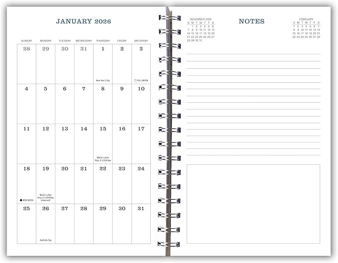 2026 Planner, 16-Month Weekly & Monthly Engagement Calendar with Funny Sarcastic Quotes & Sassy Humor for Women, 2026, 6" x 9", The B Word