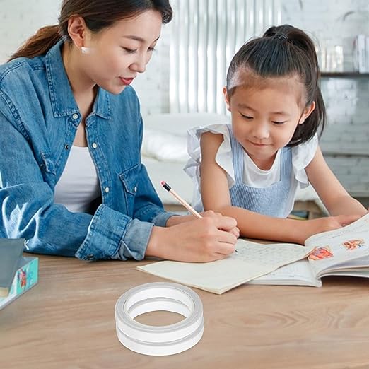 Lurrose 25 Rolls High Adhesion Double-Sided Tape 8mm X 4.5m White Strong Hot Melt Adhesive for Office, Crafting, and Scrapbooking Supplies