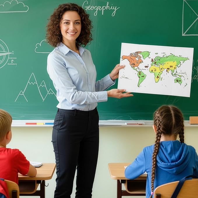 Trifold Poster Board 21 x 14 Inches 5 Packs, White Corrugated Display Boards for Presentations, Science Fairs, School Projects, and Business Exhibits