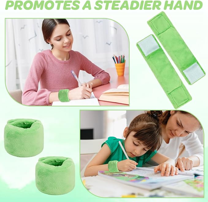 Weighted Sensory Bracelets for ADHD, Autism, SPD and CP Kids, Deep Pressure to Improve Sensory Awareness, Soft Calming Tools to Enhance Focus & Hand Stability Perfect for Classroom and Home Use