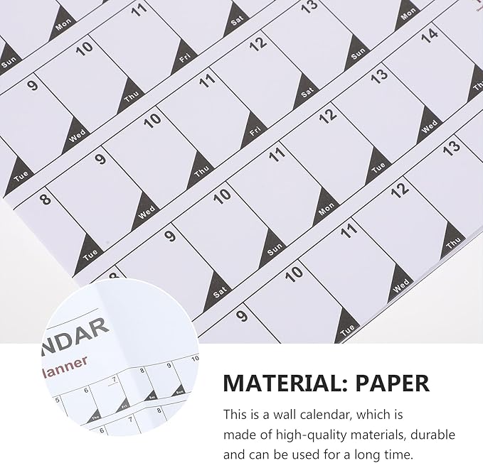 NUOBESTY 2022 Wall Calendar and Desktop Planner English Edition with Hanging Hook, Practical Monthly Organizer for Home and Office Use, Family Holiday Schedule Notepad Random Color