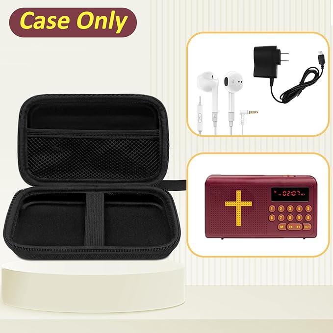 ICIMBI Carry Case Compatible with Wonder Bible - The Talking Audio Bible Player (Case Only)