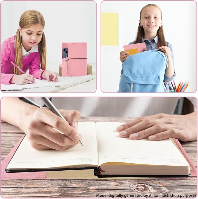 Book Covers for Paperbacks,Reusable Book Protector for Soft (Pink, 8.5 Inch x 2 Inch)