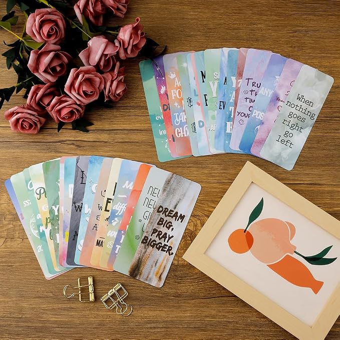 60 PCS Bookmarks for Kid Teens Women Men, Book Markers for Reading, Teacher Book Mark, Paper Planner Cute Bookmark