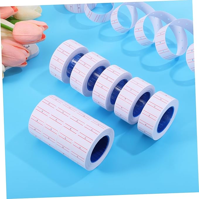 Homoyoyo Adhesive Labels 550 Stickers/roll 10 Rolls Retail Tag Stickers