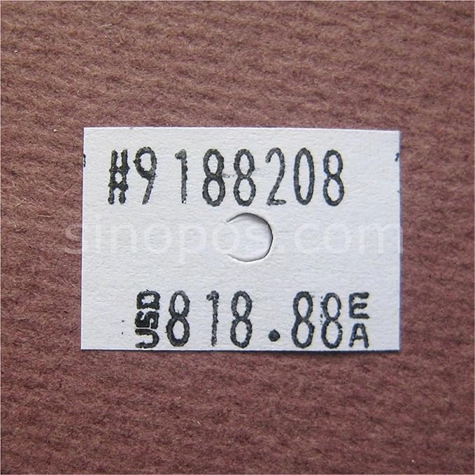 Price Gun Labels Paper Labels Colored for Two-line Labeller, Pricing Gun Labeler #6600 Tag Sticker Roll Reel Price Label for Retail Stores, Grocery Shops & Flea Markets(Red)