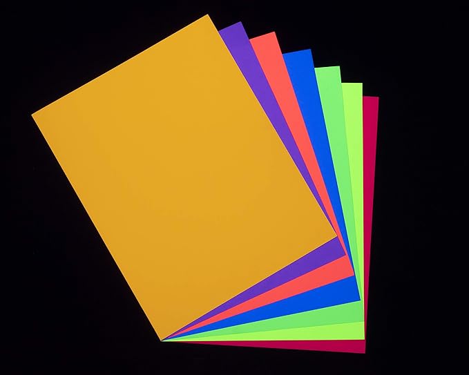 UCreate Neon Coated Poster Board, Neon Pink, 22" x 28", 25 Sheets