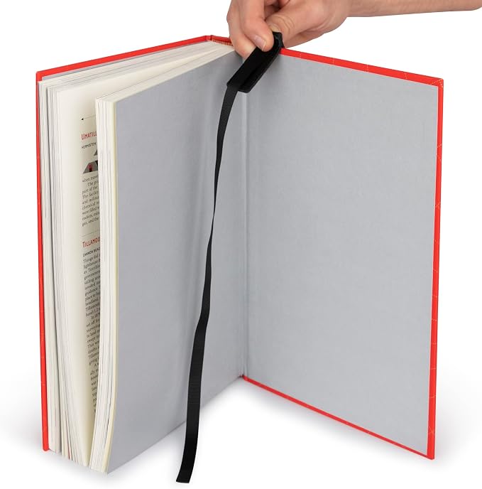 Superior Essentials Planner Magnetic Bookmark - Genuine Leather, Single Long Ribbon Bible Bookmark for Book Lovers - Amplify Your Love for Books with Our Elegant Ribbon Page Marker (3PC, Black)