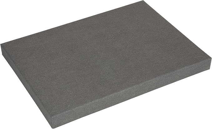 Bigso Box of Sweden Katia KD Collapsible Photo Storage Box with Labelframe for Easy Identification | Simple Assembly without Tools with Lids | 11.3"x15.4"x6.4" | Light Gray