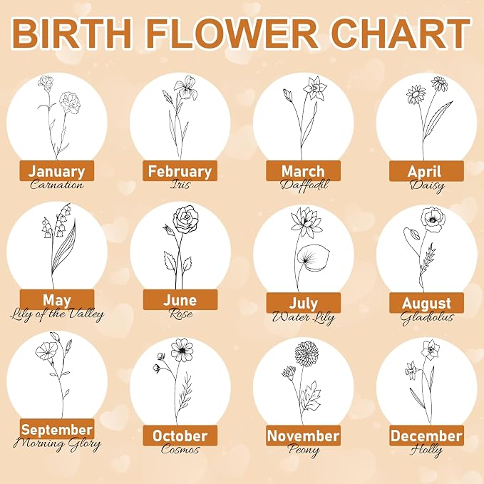 Personalized Birth Flower Bookmark Custom Bookmarks with Name Birthday Gifts for Women Daughter Mom Bookmarks for Book Lovers Wedding Gifts