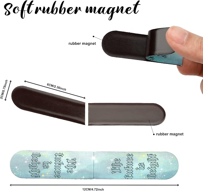 Magnetic Bookmarks, 15PCS Bookmark, Cute Bookmarks, Magnet Bookmark Clips, Bookmarks for Women Men Kids Reading, Teacher Bookmark, Graduation Inspirational Bookmark(Style-2)