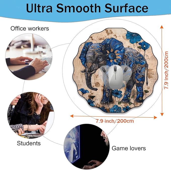 Pen Holder and Anti-Slip Mouse Pad Combination, Makeup Brush Storage Box, Tableware Storage Box, Suitable for Office and Home - Blue Spotted Weevil