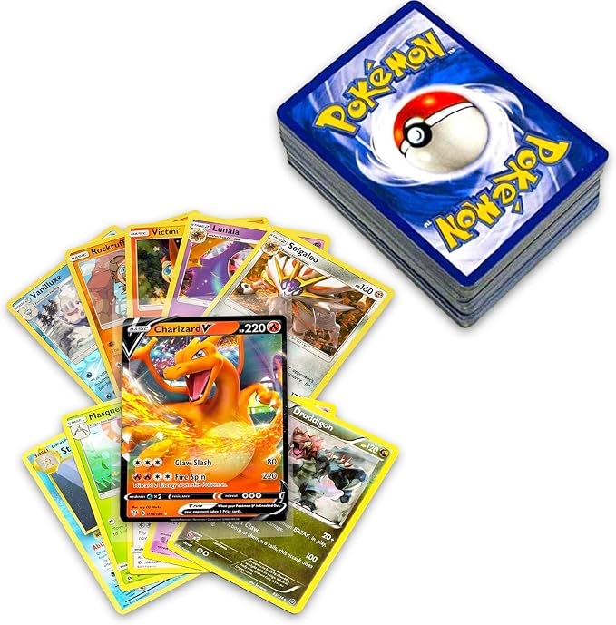 Pokemon Page Clips Set - Bundle of Pickachu School Supplies with 6 Magnetic Bookmarks Plus Pokemon Cards | Pikachu Office Supplies for Kids