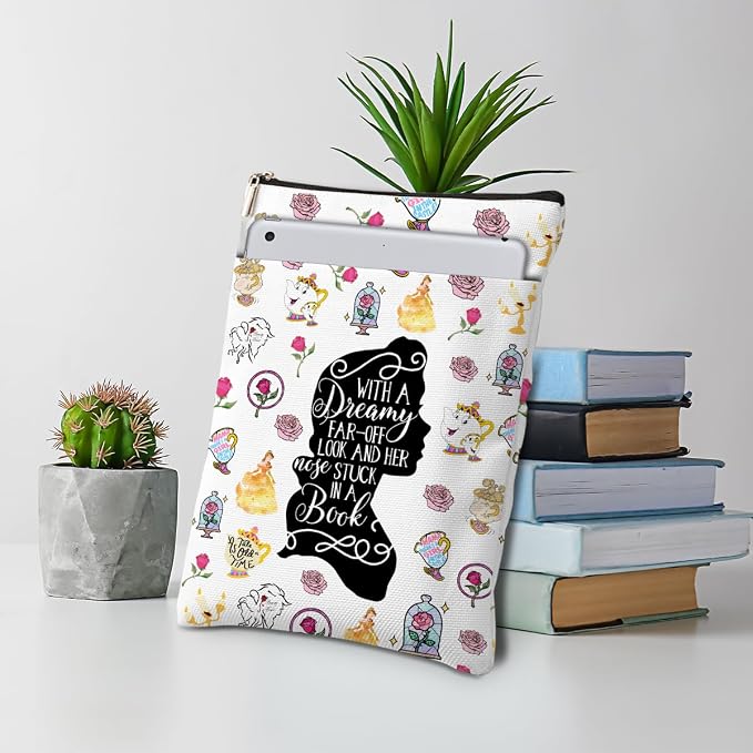 Cartoon Merchandise Book Sleeve Book Cover Book Lovers Gifts Book Club Gifts Bookish gifts Book Protector Book Gift for Readers Librarian Mothers Day Graduation Birthday Gift