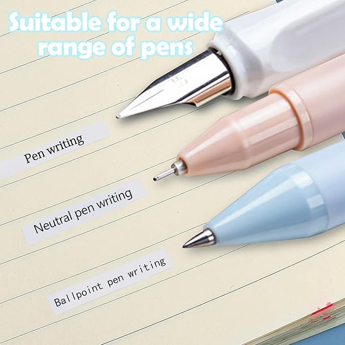 Retractable Correction Tape Replacement Inserts Pen shaped beautiful correction tape with replaceable and retractable function Portable Stationery Tools Office Supplies (10 Pcs)