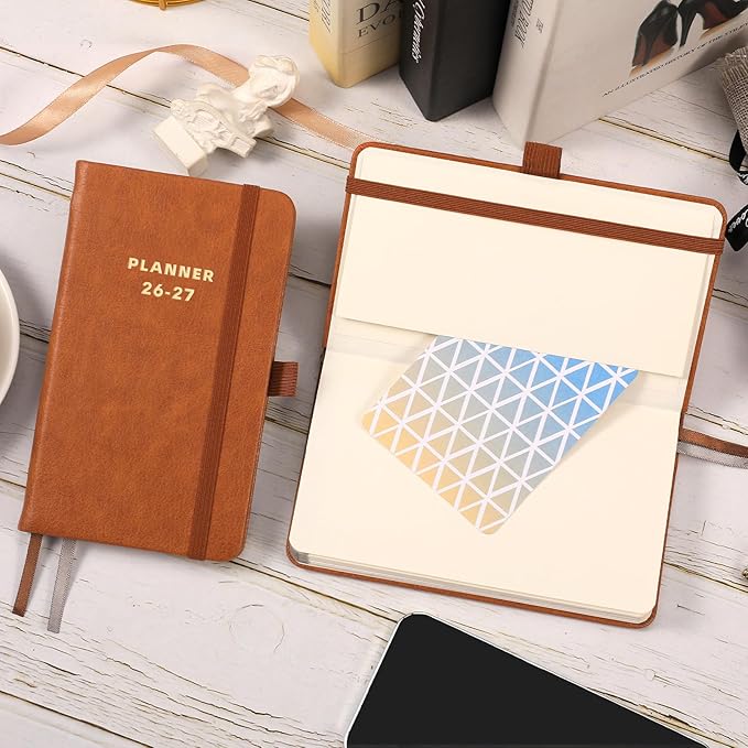 2026-2027 Pocket Calendar - 2026-2027 Pocket Planner from Jul. 2026 to Jun. 2027, Academic Planner for Purse, 6.4'' x 3.8"