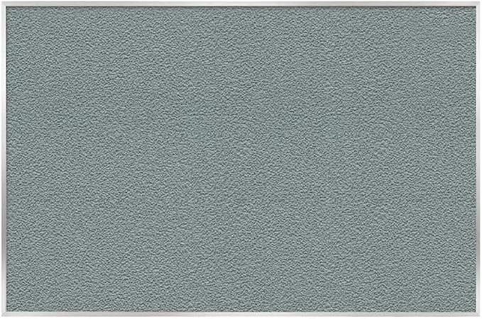 Ghent Stone Vinyl Bulletin Board, 4.5" x 5.5", Aluminum Frame, Made in the USA