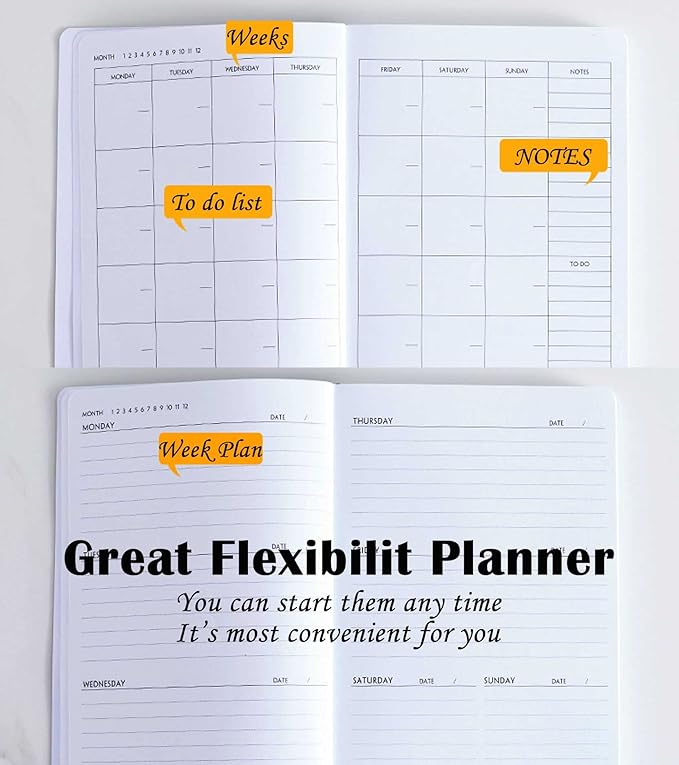 Undated Agenda 2026 Daily Planner 2026, Undated Planner, Daily Planner, Planner, 2026 Monthly Planner, Weekly Planner, Goal Setting, A5 Calendar, Simple Teacher Supplies Daily, Brown