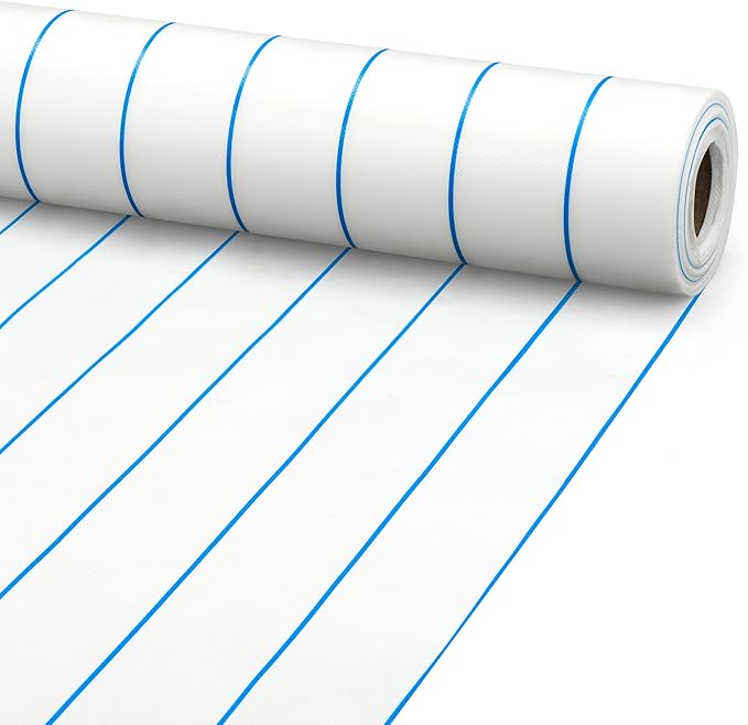 Lined Bulletin Board Roll 15.7in x 36ft Reusable Waterproof Non-Woven Fabric Background Fade Resistant Erasable Blue Lined Classroom Bulletin Board Decor for School Office Arts Crafts Home Wall Decor