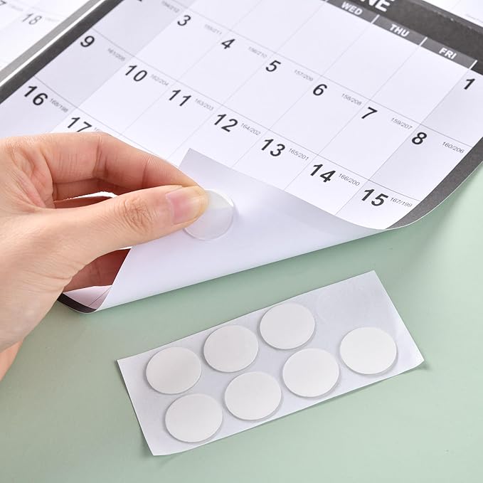 2026-2027 Yearly Wall Calendar - Calendar 2026-2027, July 2026 - June 2027, 34.4" x 22.8"(Open), Yearly Wall Calendar 26-27, Vertical Layout, Double-Sided Round Stickers, Large Calendar - Black