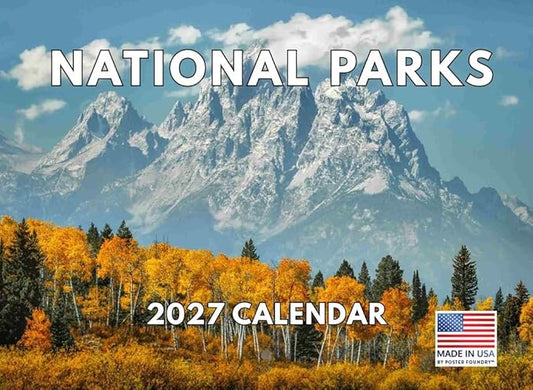 National Parks Calendar 2027 Monthly Park Gifts Wall Calendar Nature 12 Month