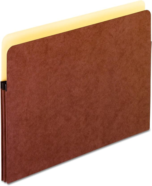 Universal 1 3/4 Expanding File Pockets, Straight Tab, Letter, Redrope/Manila, 25/Box (15141)