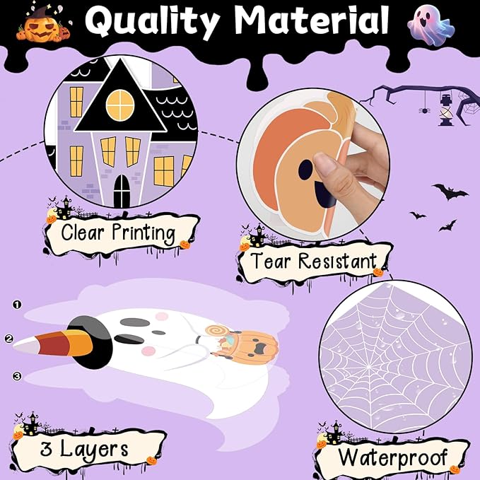 Halloween Classroom Bulletin Board Decoration Halloween Ghost Bulletin Board Set Decor Pink Black Ghost Boo Cutouts Our Class is Spook-Tacular Classroom Decoration for School Home Wall Party Decor