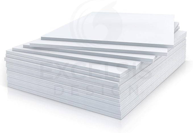 White Foam Board 16 x 20 – 10 Pack, 3/16" (5mm) Thick Foam Core Poster Board Sheets for Art, Crafts, Vision Board, School Projects, Presentations & Signs