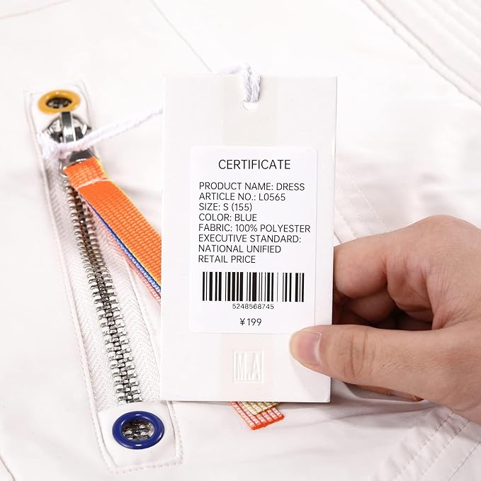 NIIMBOT Labels for B1/B2/B21/B3S/K3 Label Printer, Thermal Stickers 2'' x 3.15''(50x80mm), Waterproof, Oil-Proof Label Tape, 1 Roll of 95 White Sticker Labels