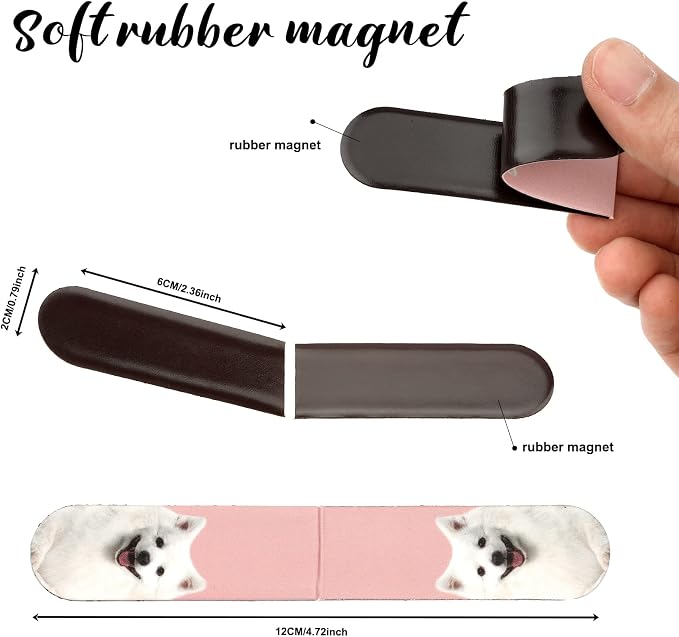 Magnetic Bookmarks - 15PCS Cute Magnet Bookmark Clips for Women, Men, Kids & Teachers - Pet Dogs Design