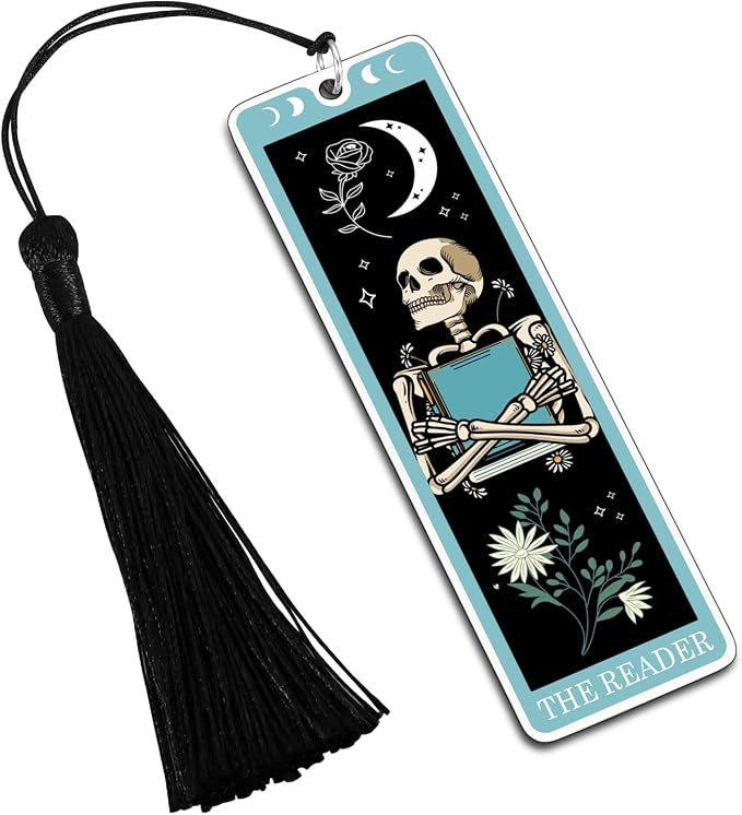 Halloween Gifts for Women Adults Halloween Bookmarks Boo Basket Stuffers for Women Him Book Lover Gifts for Women Spooky Basket Stuffers for Her Him Halloween Bookmarks Hallowee n Gifts for Women Men