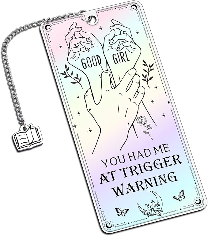 Dark Romance Merch Smutty Bookmarks - Smutty Book Lovers Gifts Funny Smut Bookmark for Girlfriend Book Marks for Reading Women Spicy Dark Romance Bookmarks for Book Lovers Women Birthday Anniversary