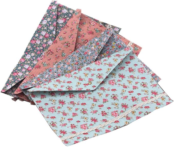 Funny live 4 Pcs Individualized Felt A4 Size Floral Pattern Document Folder with Snap Button Office Document Cash Coin Stationery Storage Organizer