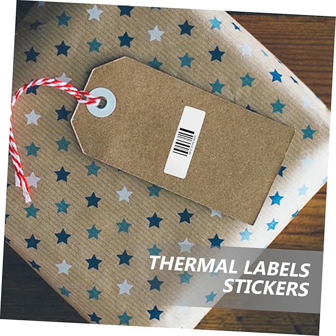 NUOBESTY 3rolls Thermal Label Stickers for DIY Home Office Use Labels Per Compatible with Thermal Printers