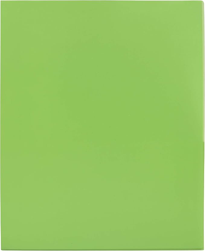 Mintra Office Poly Pocket Folders (Green, 8pk)