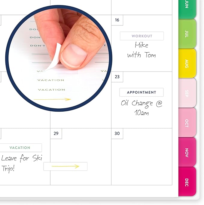 AT-A-GLANCE 2027 Planner, Simplified by Emily Ley, Weekly & Monthly, 8.5" x 11", Berry Floral (EL59-905-27)