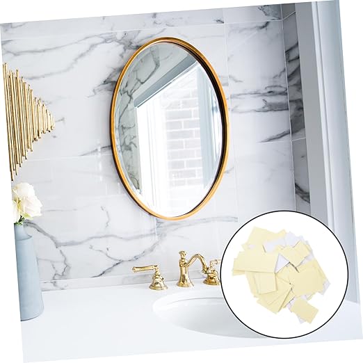Alipis Double Sided Adhesive Dots Double Sided Tape for Mirrors Heavy Duty Adhesive Squares Water and Heat Resistant Easy Removal