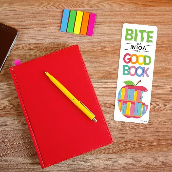 CTP Apple Time Bite into... Bookmarks 30 per Package (#11034 Creative Teaching Press)
