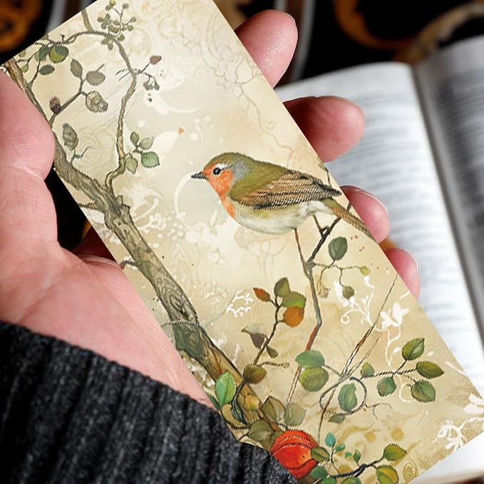 30 Pcs Woodland Animals Magnetic Bookmarks, Vintage Watercolor Animals Bookmark Bulk for Women Man, Forest Trees Book Mark Gift for Reading Lovers Library Accessories
