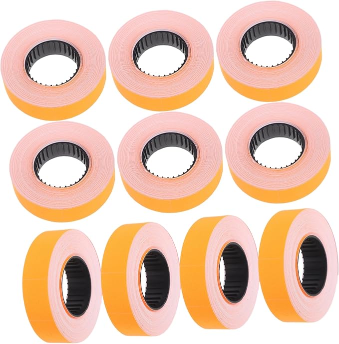 10rolls Pricemarker Labeler Stickers Price Tag Paper Accessory for Price Labeller Long-Lasting Use