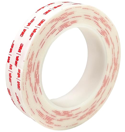 Heavy Duty Mounting Tape 4950, 1 in x 5 yd, Invisible Bonds, Extreme Durability, and Multi-Surface Adhesion for Industrial & DIY Use