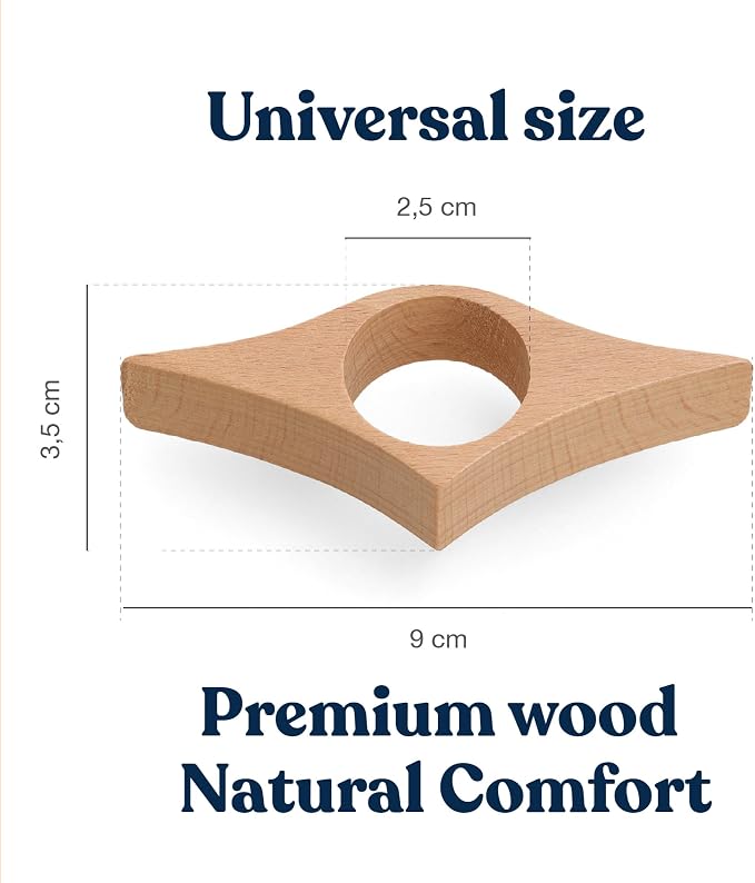 4 Piece Set: Wood Book Page Holder & 2 Magnetic Bookmarks - Ergonomic Thumb Book Opener - Ideal Reading Accessories & Gifts for Book Lovers