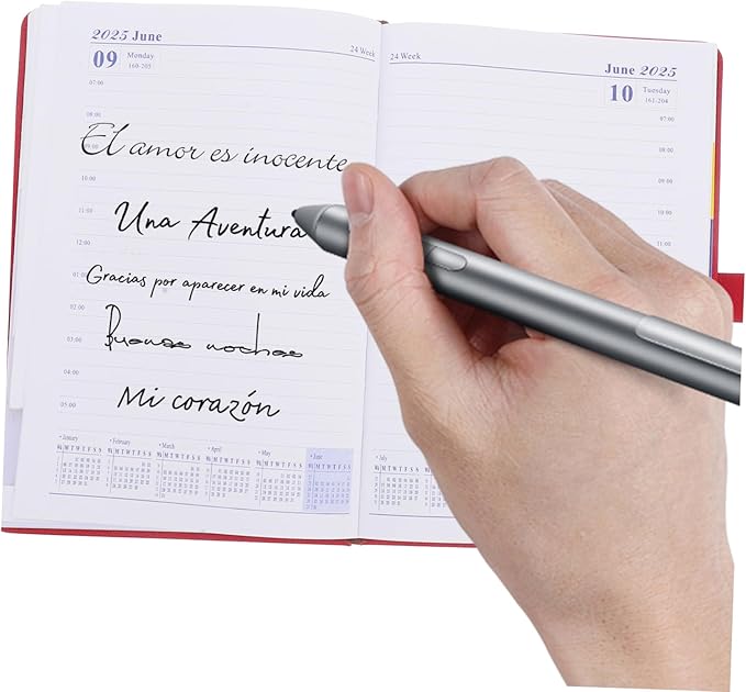 KALLORY Daily Planner with Tabs Monthly Calendar for Students Professionals Thick Paper Stylish Design Important Notes Section Management Tool