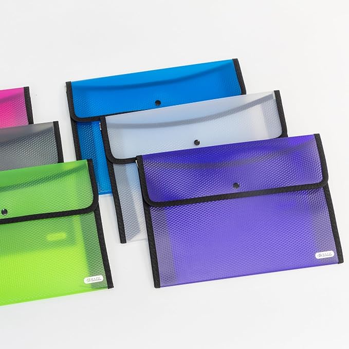 BAZIC Square Flap Letter Size Document Holder