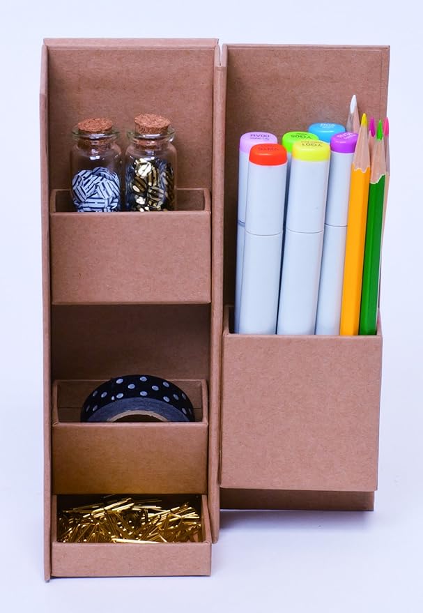 Nakabayashi LST-B01KR Lifestyle Tool Small Storage Case Box S Craft