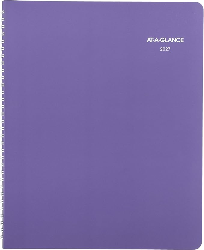 AT-A-GLANCE 2027 Planner, Weekly & Monthly, 13-Month Jan-Jan, 8.5" x 11", Beautiful Day (938P-905-27)