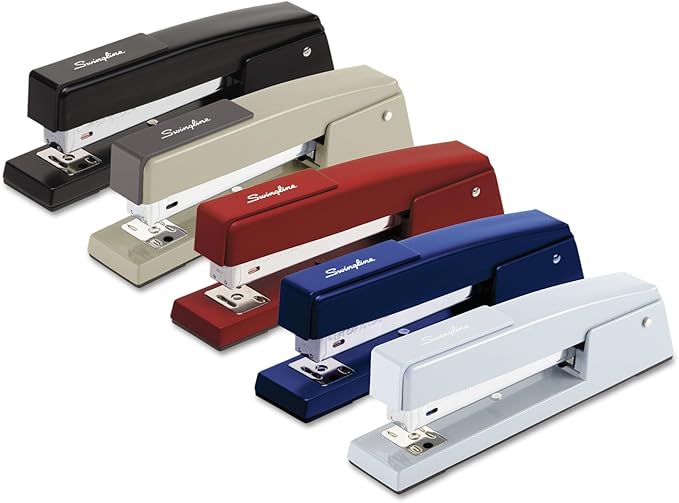 Swingline® Classic 747 Full Strip Stapler, 20 Sheet Capacity, Burgundy